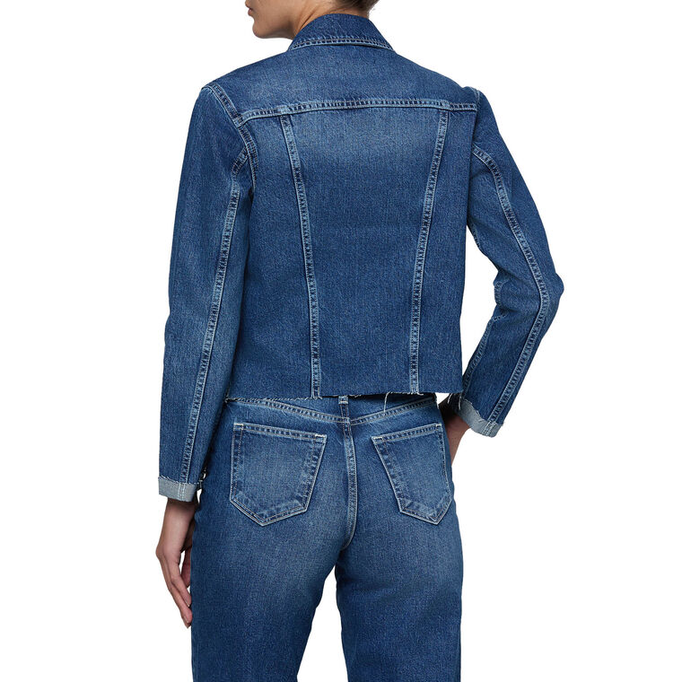 Janelle Slim Raw Jacket image number null