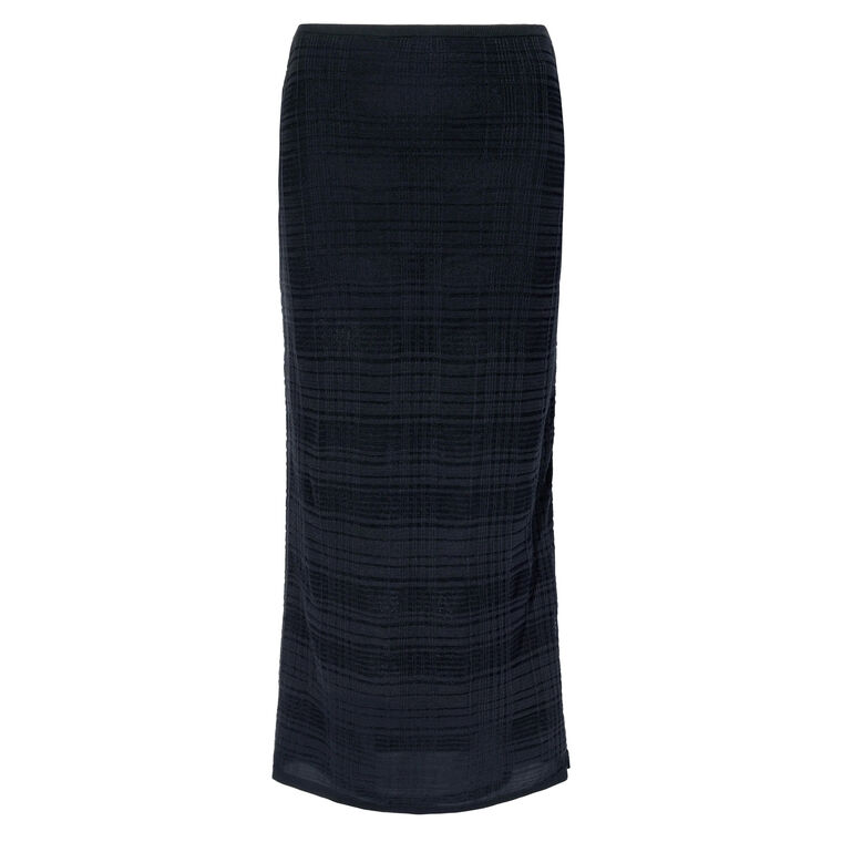 Elsa Skirt In Plaid Knits image number null