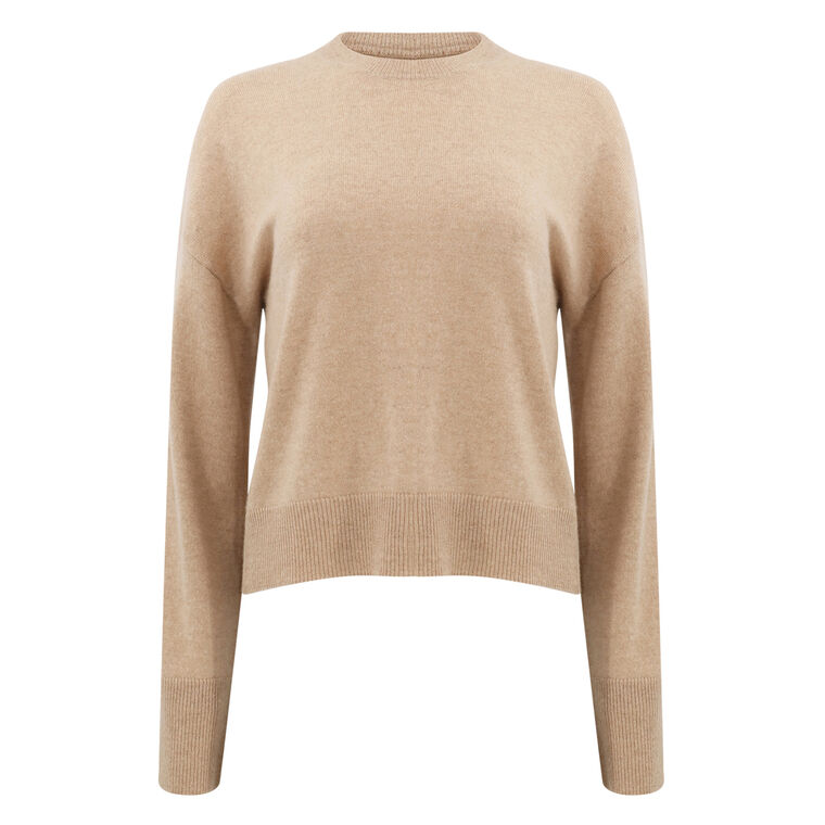 Louise Long Sleeve Relaxed Pullover Sweater image number null
