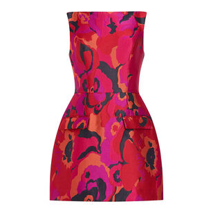 Banco Sleeveless Boatneck Mini Dress