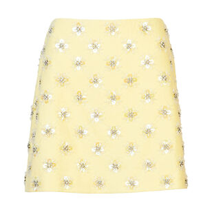 Ari 3D Sequin Embellished Mini Skirt