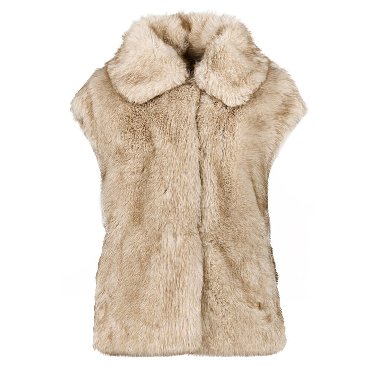 Mia Oversized Faur Fur Vest image number null