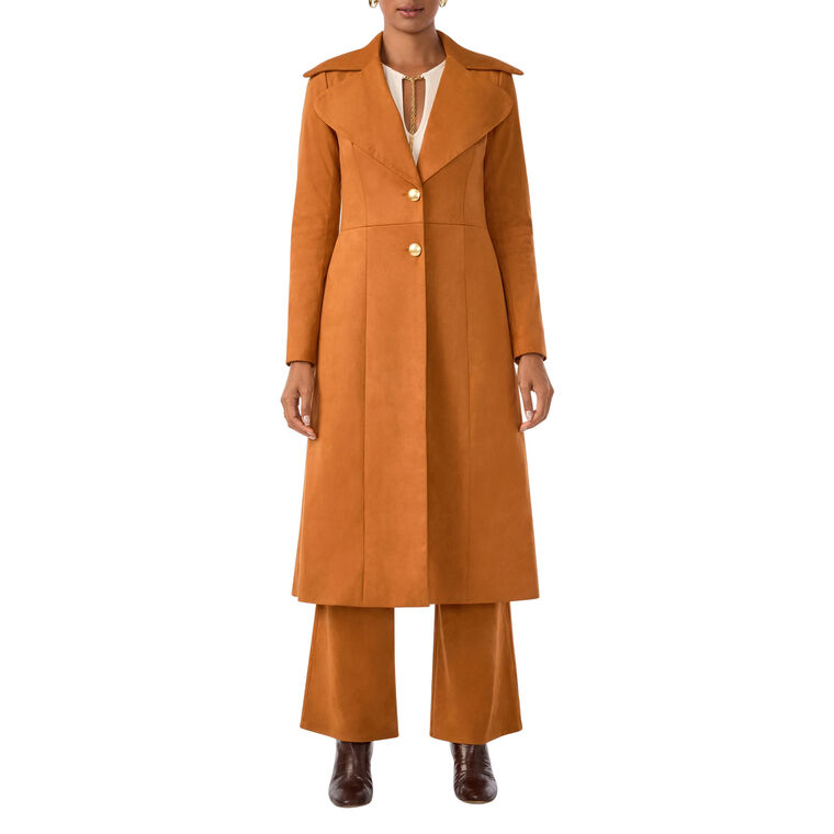 Starflower Suede Coat image number null