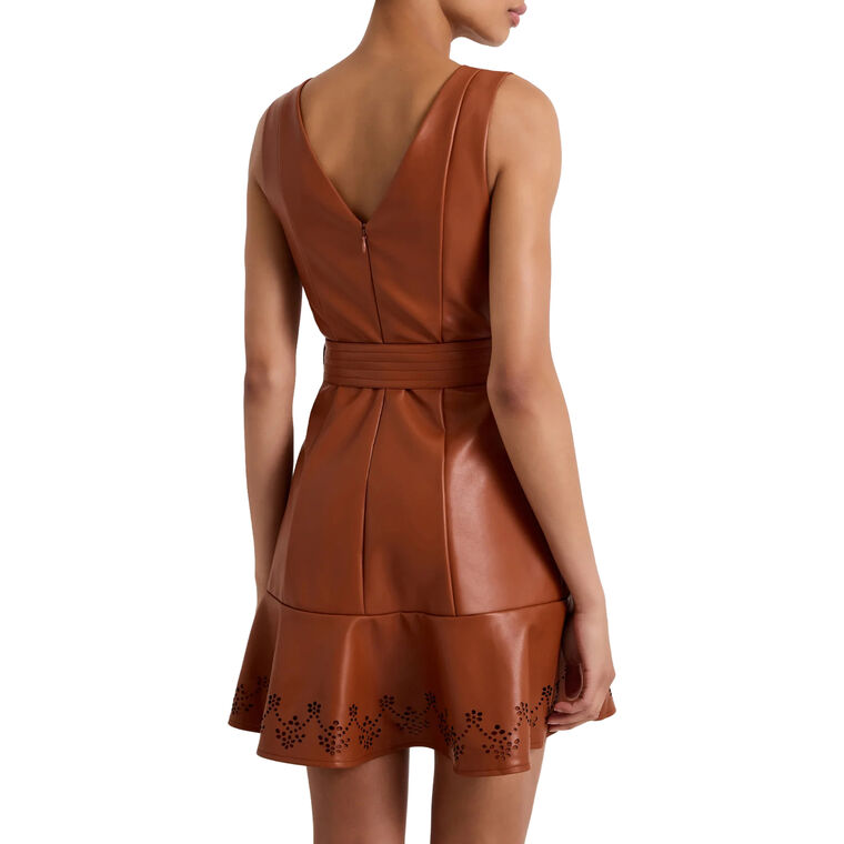 Verona Vegan Leather Dress image number null