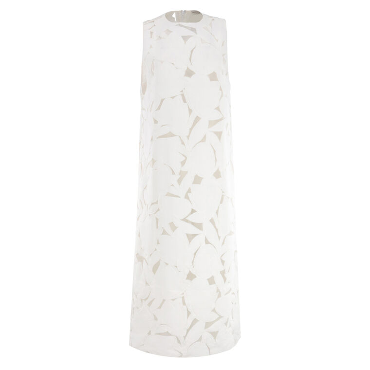 Adelle Fil Coupe Sleeveless Midi Dress image number null