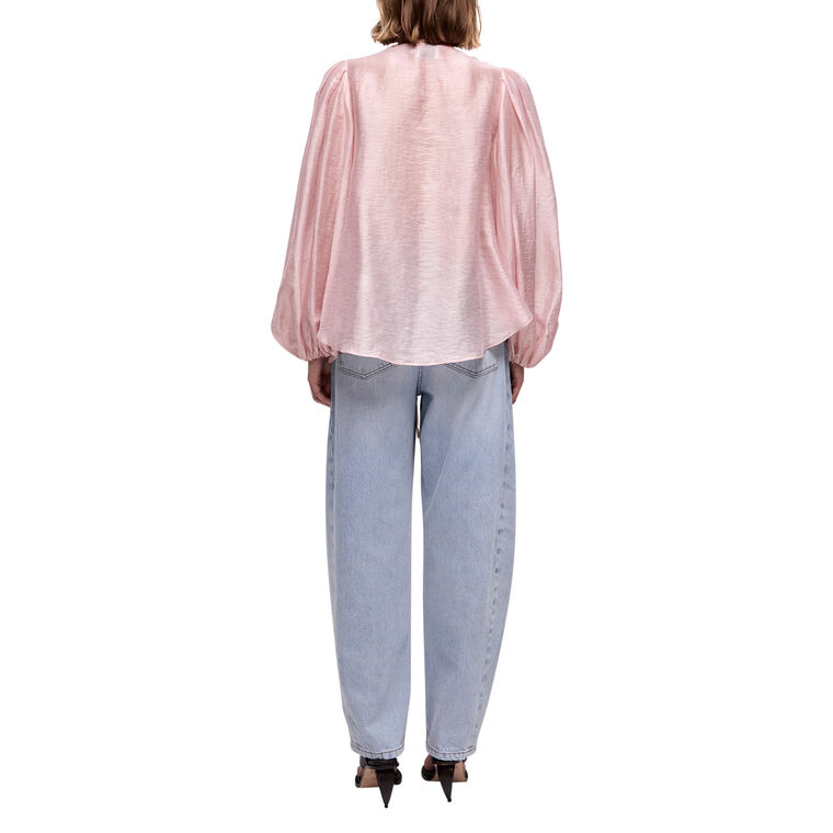 Demi Long Sleeve 3D Floral Blouse image number null