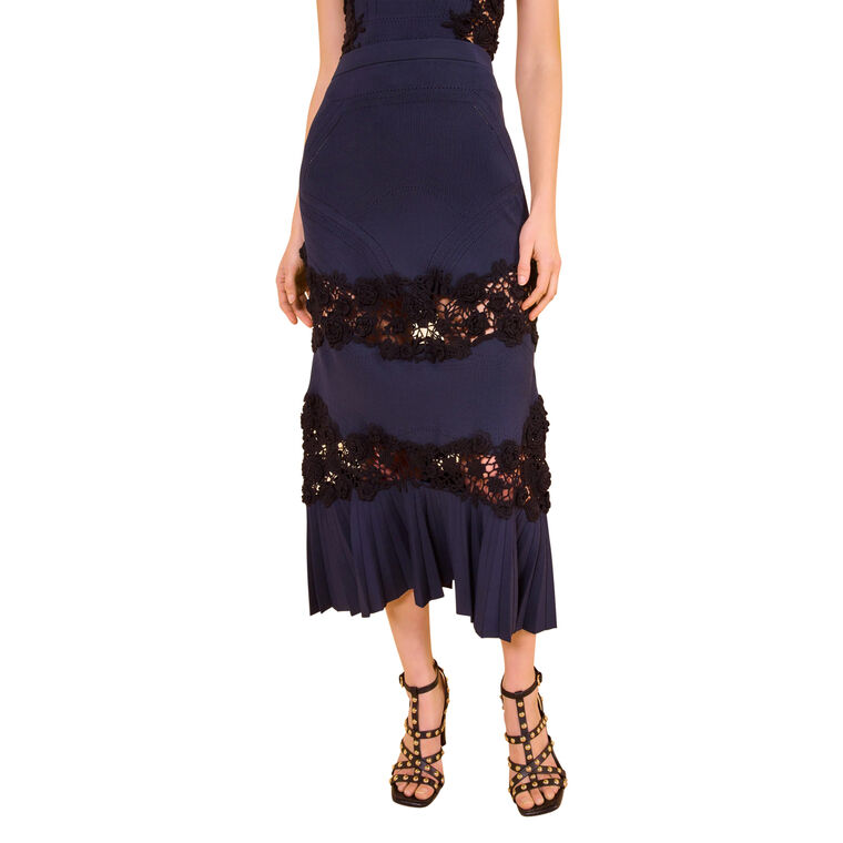 Madeline Knit Maxi Skirt image number null