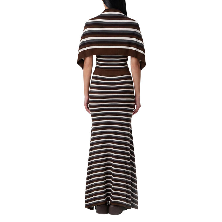 Combo Stripe Cardigan Set image number null