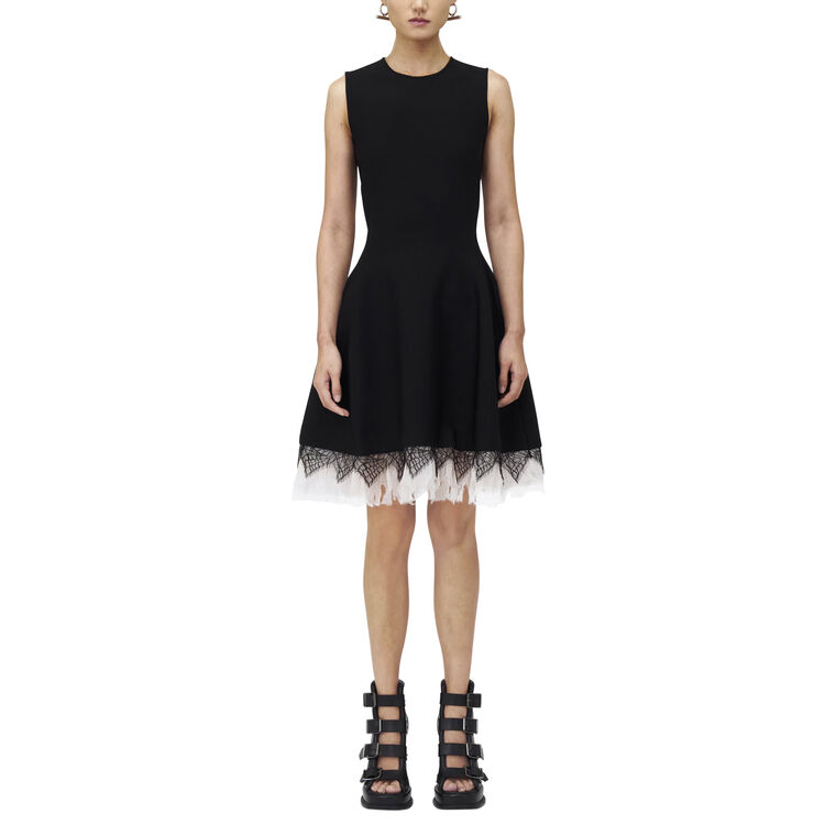 Cobweb Lace Knitted Dress image number null
