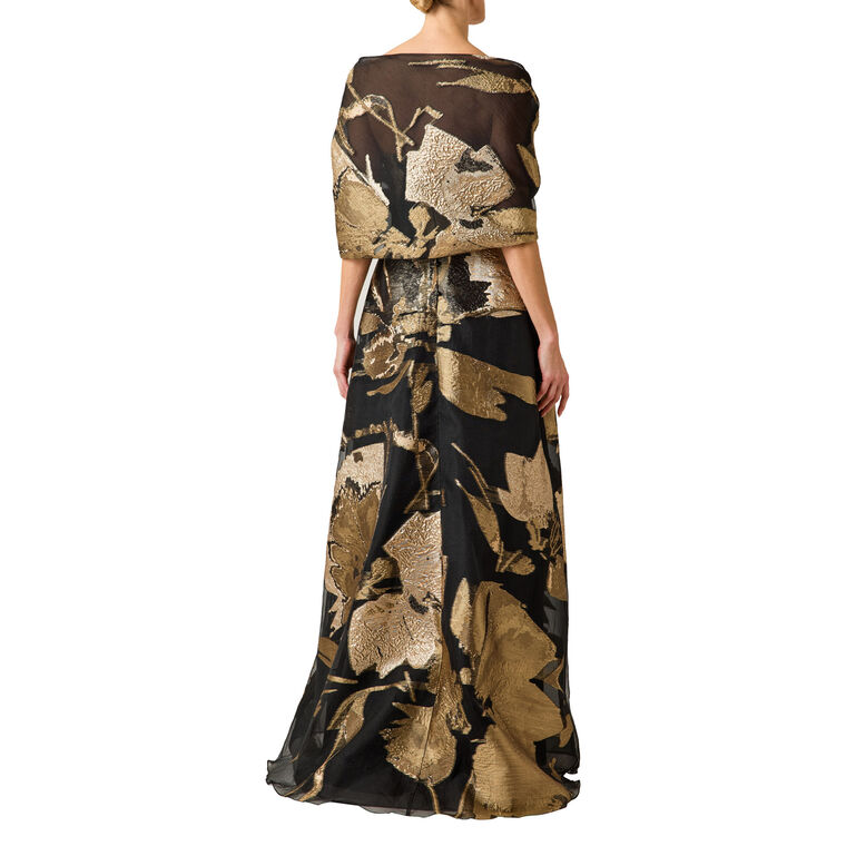 Metallic Jacquard Shawl image number null
