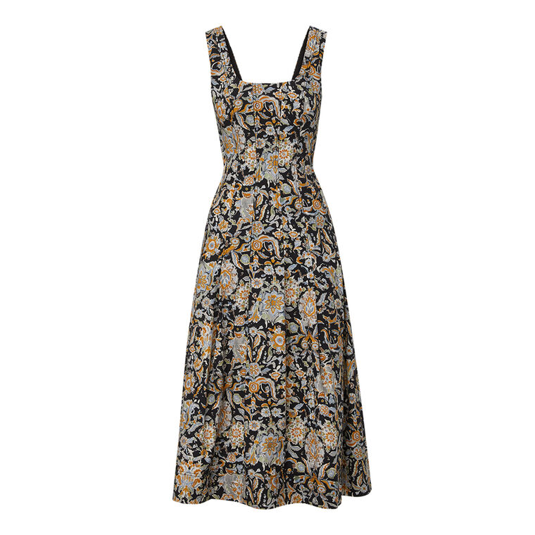 Jolie Paisley-Print Dress image number null