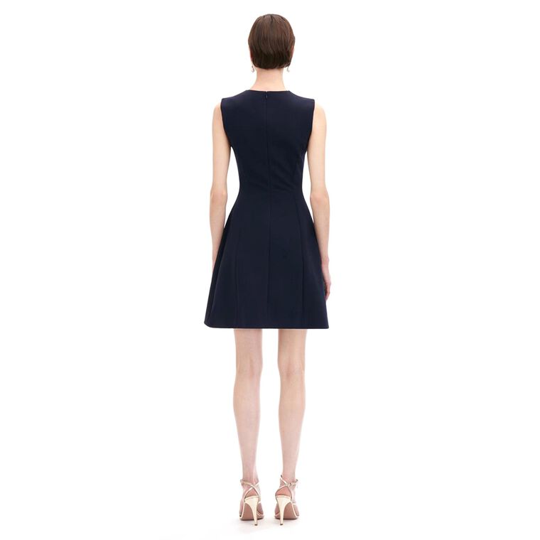 Bow Button Split Skirt Dress image number null