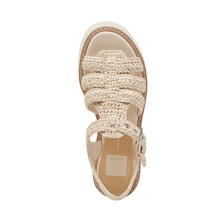 Latice Knit Platform Sandal image number null