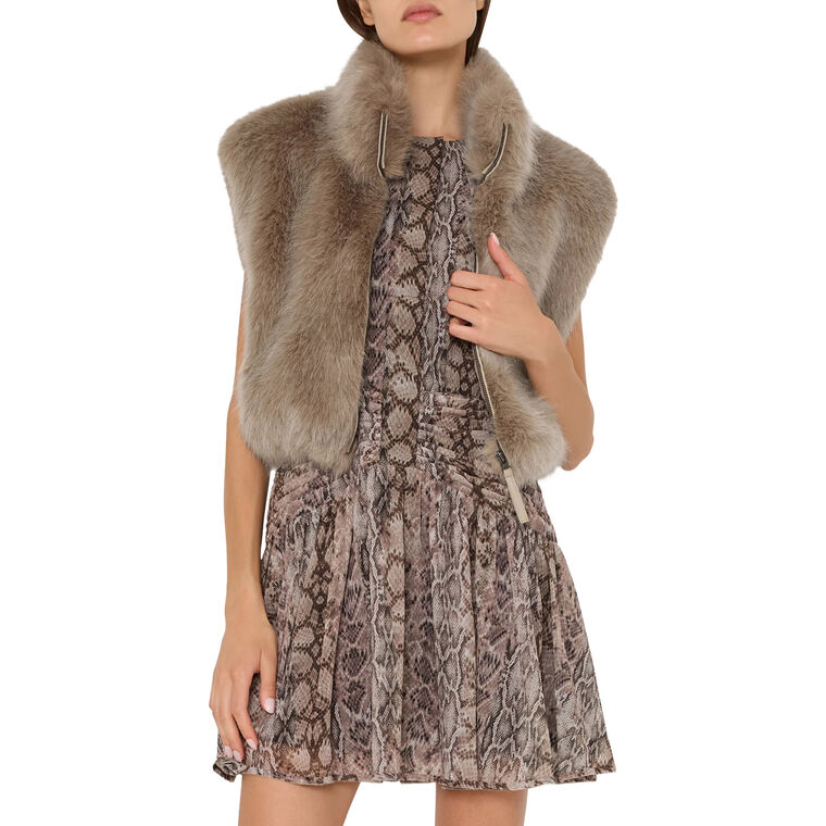 Elinor Faux Fur Vest image number null
