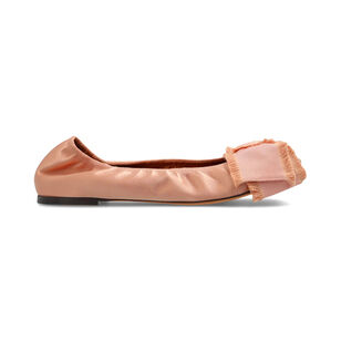 Satin Bow Ballerina Flat