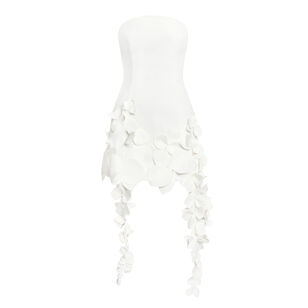 Sandia Strapless Sculptural Mini Dress