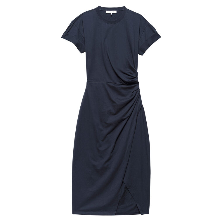 Faux Wrap Midi Dress image number null