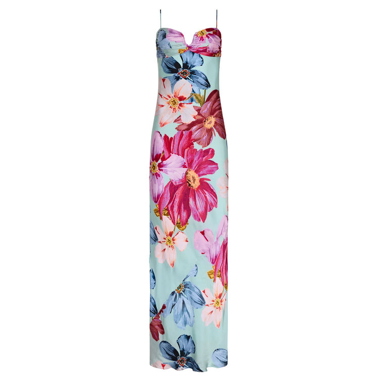 Ira Sleeveless Floral Maxi Dress image number null