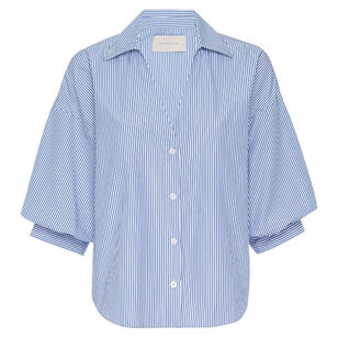 The Kate Collared V-Neck Shirt