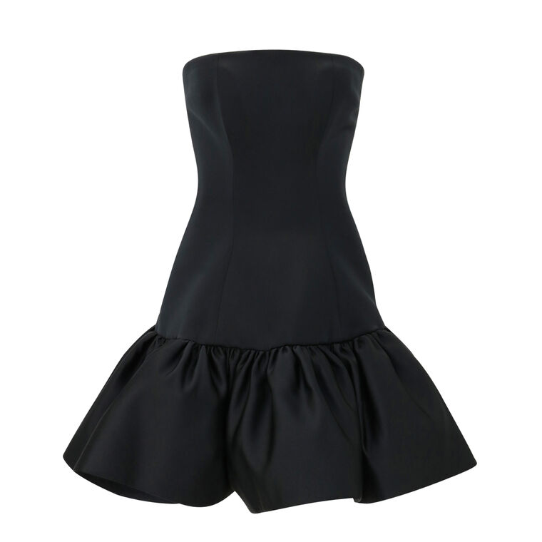 Strapless Volant Dress image number null