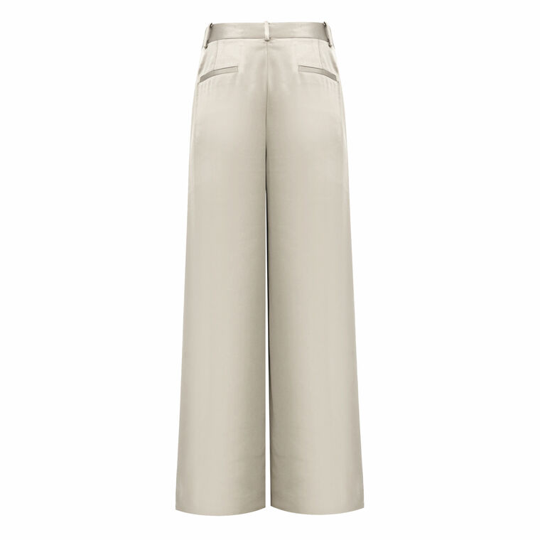 Maxine Satin Wide-Leg Pant image number null