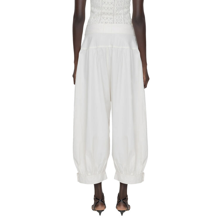 Lois Cropped Twill Balloon Pants image number null