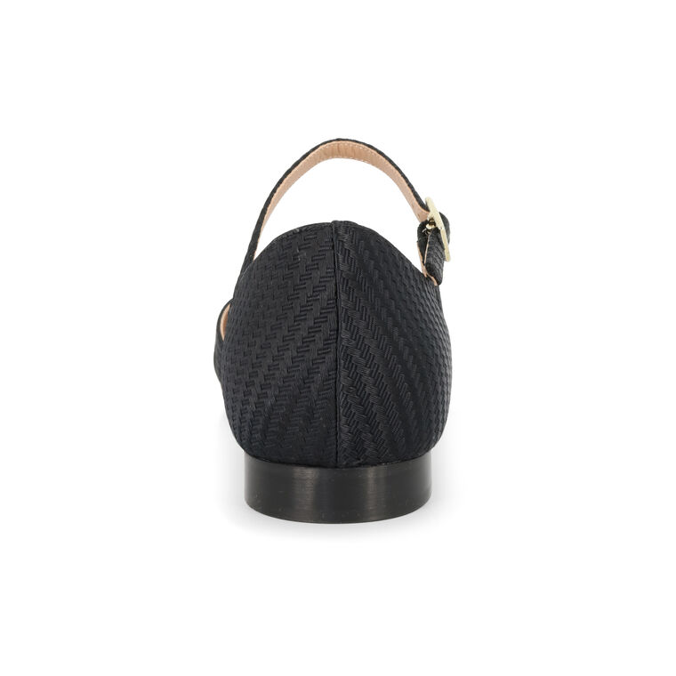 Ulla Jacquard Ankle-Strap Ballerina Flat image number null