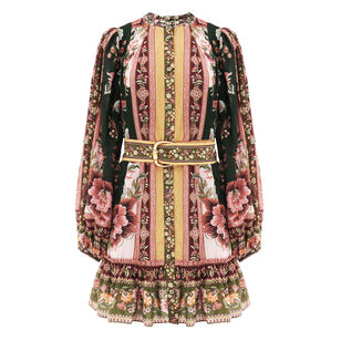 Flowering Garden Tree Mini Dress