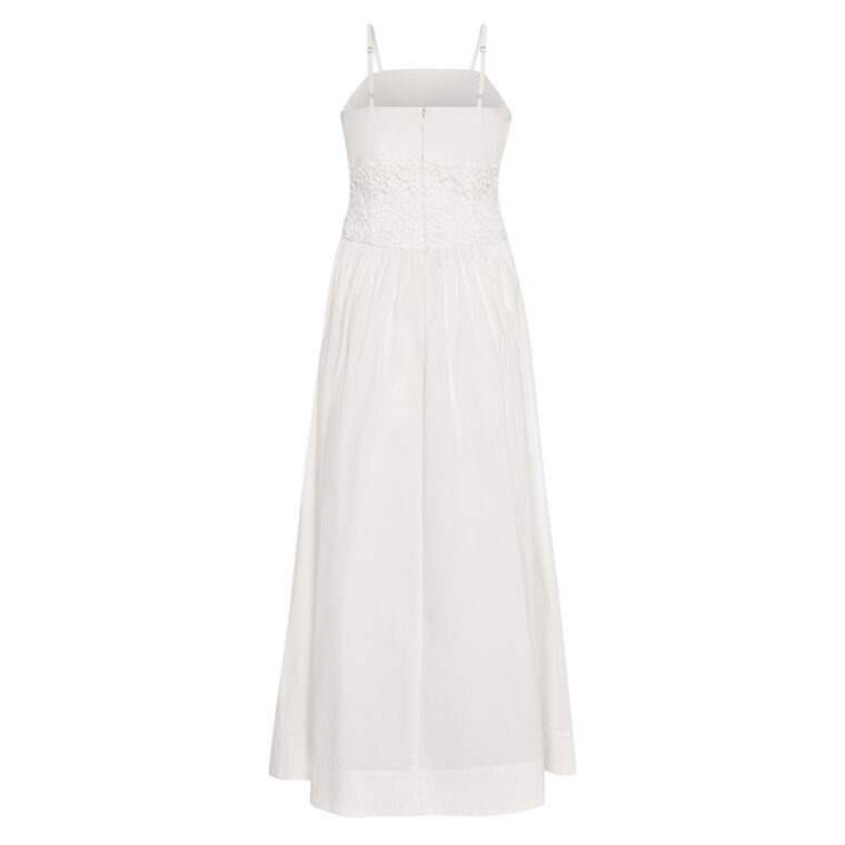 Lou Sleeveless Crochet Detail Maxi Dress image number null