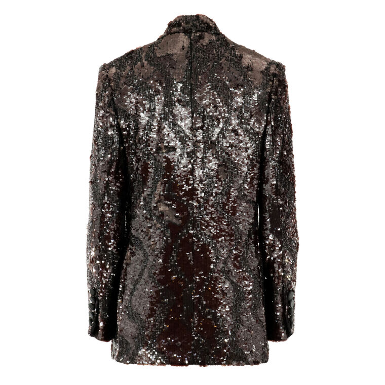 Sevyn Double Breasted Sequin Dickey Jacket image number null