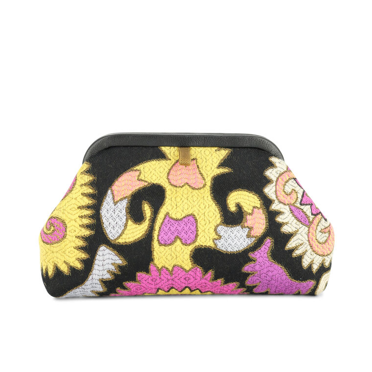 Liette Woven Clutch image number null
