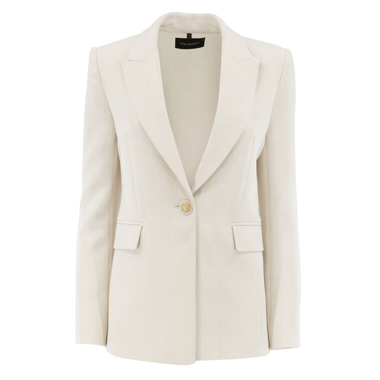 Rue Crepe One Button Jacket image number null