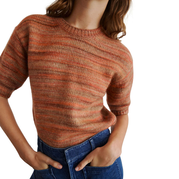 Anne Short Sleeve Sweater image number null