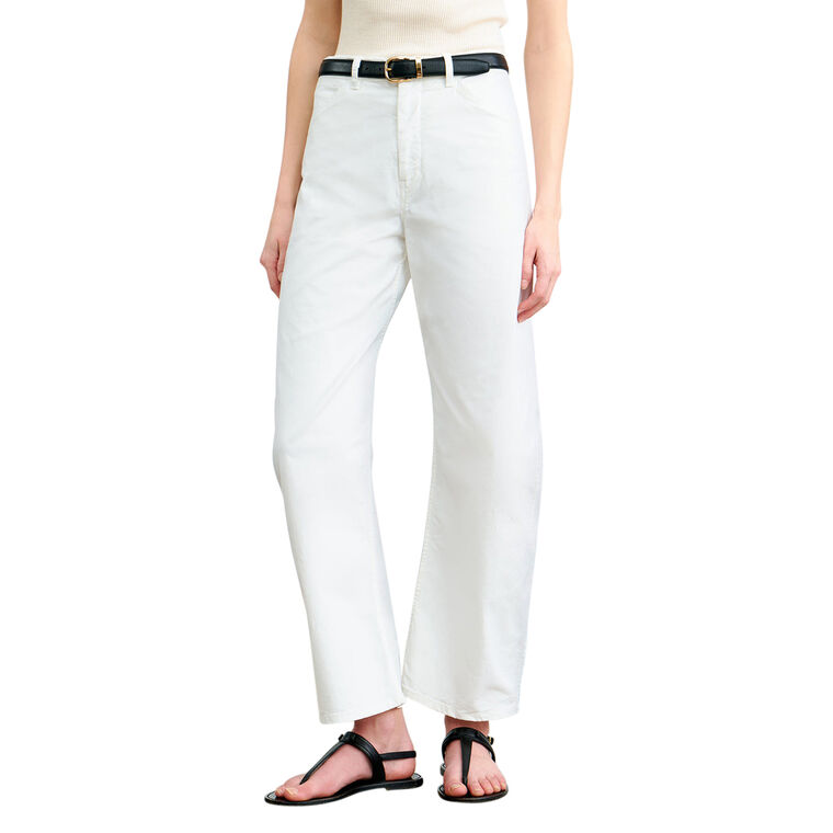 Tribeca Mid-Rise Barrel Leg Pant image number null