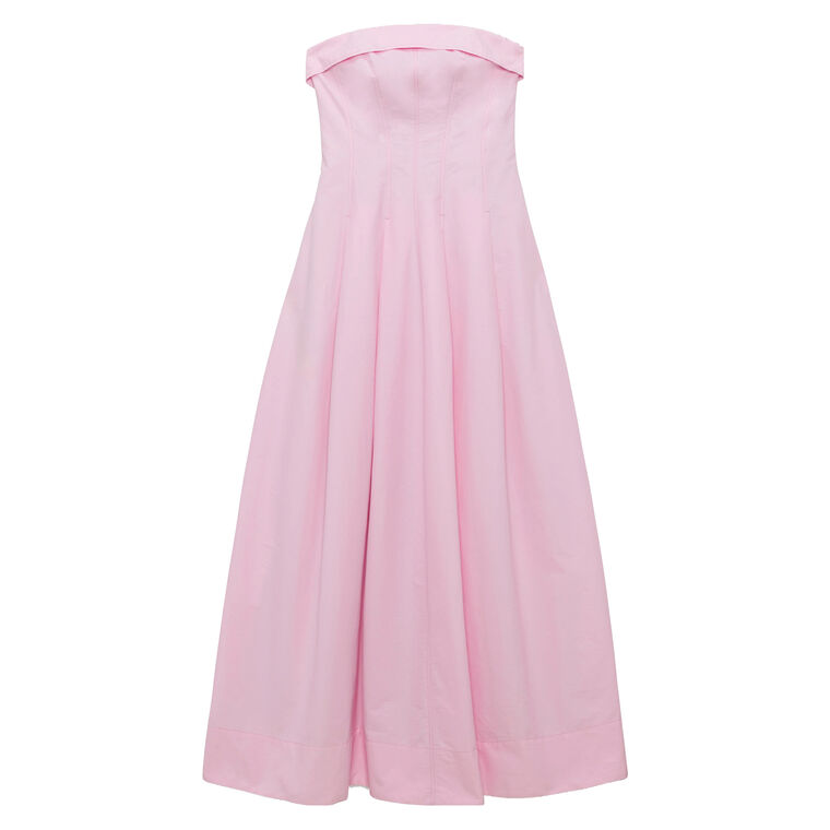 Avril Cotton Bustier Maxi Dress image number null