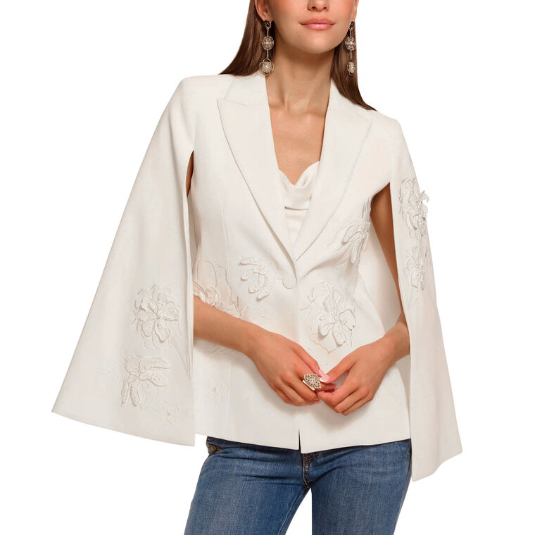 Rosalinda Embellished Cape Jacket image number null