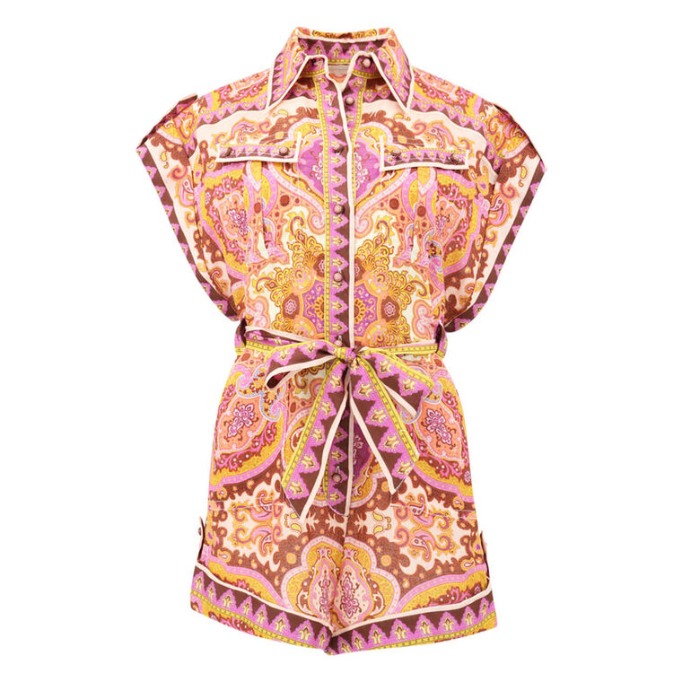 Halcyon Cuffed Playsuit image number null