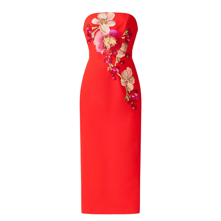 Fleurisca Column Midi Dress image number null
