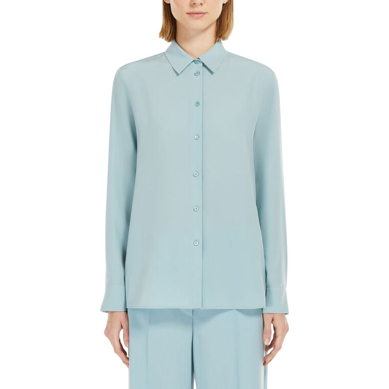Relaxed-Fit Almina Silk Blouse image number null