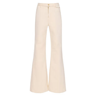 Odelia High-Rise Wide-Leg Flare Jean