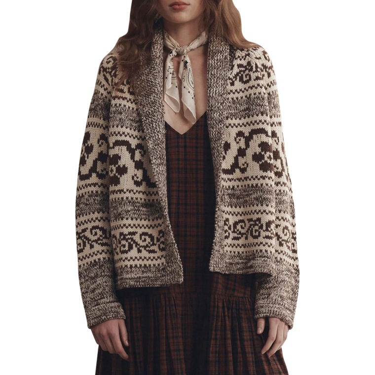 The Nordic Flower Lodge Cardigan image number null