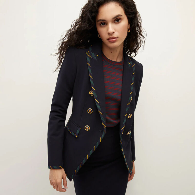 Miller Striped Piping Dickey Jacket image number null