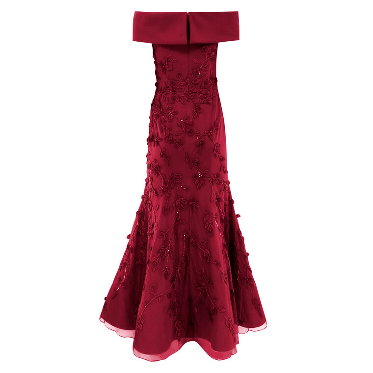 Off Shoulder Embellished Gown image number null