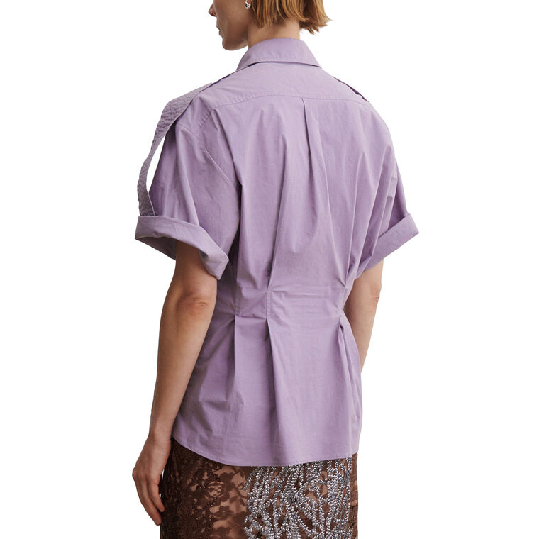 Kade Short Sleeve Button-Up Top image number null
