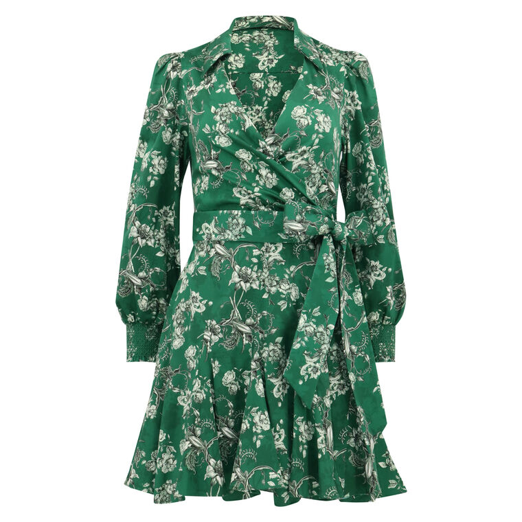 Alisa Wrap Shirt Dress image number null
