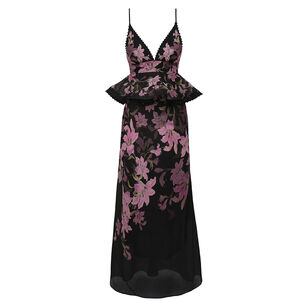 Dawning Ruffle Maxi Slip Dress