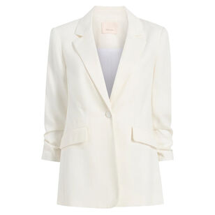 Linen Suiting Kylie Blazer