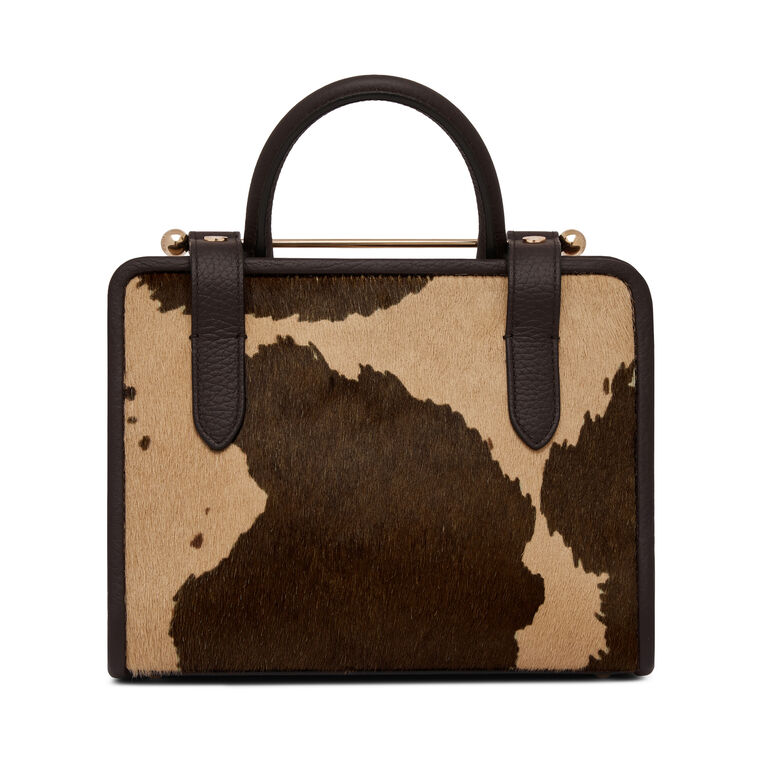 Pony Hair Top Handle Mini Tote image number null