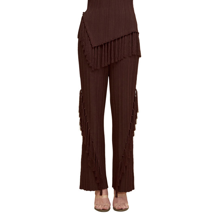 Maude Knit Pant With Tassels image number null