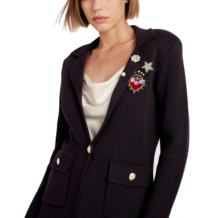 Laynee Knit Blazer image number null